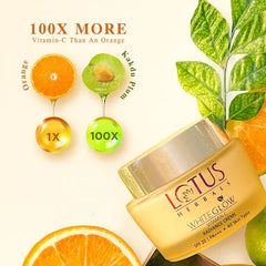 Lotus Herbals WhiteGlow Vitamin C Radiance Creme with SPF20 for Dark Spots & Dull Skin 50g