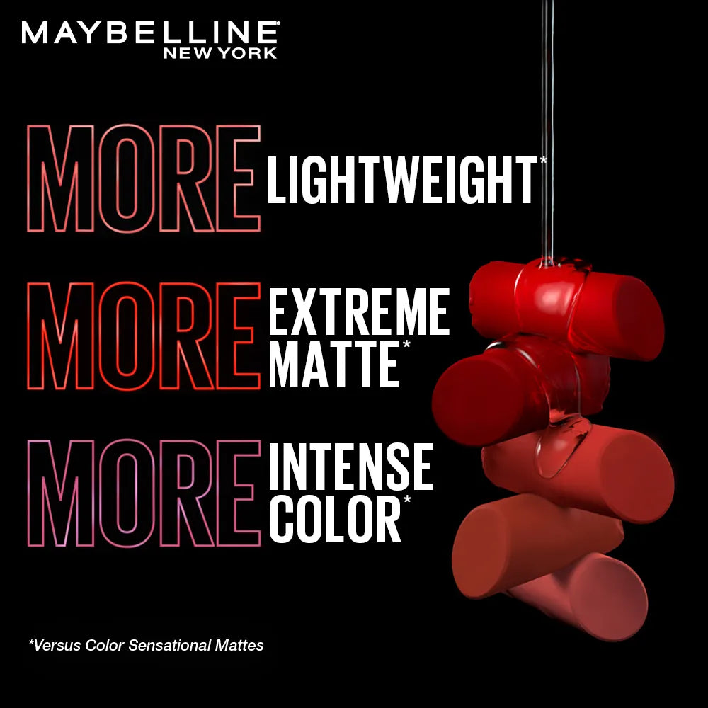 Maybelline - New York Color Sensational Ultimattes Lipstick, Matte Finish - More Mauve 1.7 g