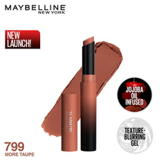 Maybelline - New York Color Sensational Ultimattes Lipstick, Matte Finish - More Taupe 1.7 g