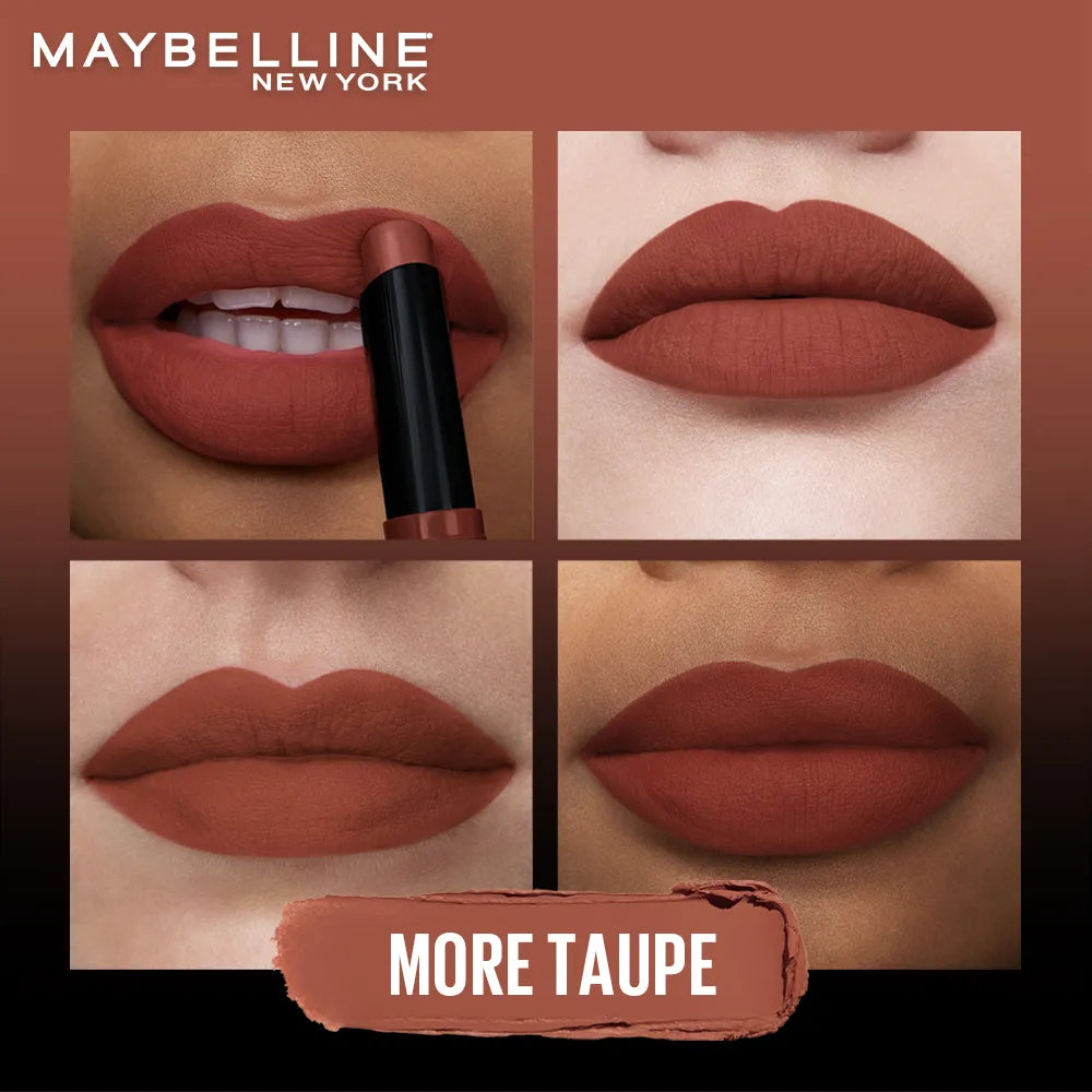 Maybelline - New York Color Sensational Ultimattes Lipstick, Matte Finish - More Taupe 1.7 g