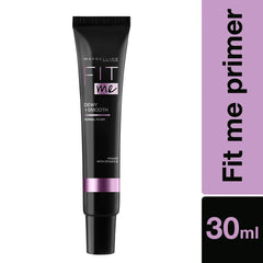 Maybelline - New York Fit Me Primer, Oil free and Non Comedogenic Formula - Dewy+Smooth Primer 30ml