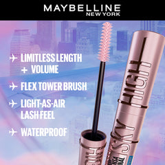 Maybelline - New York Lash Sensational Sky High Mascara, 802 Very Black, Lengthening & Waterproof