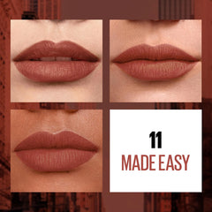 Maybelline - New York Sensational Liquid Matte Lipstick, Weightless Comfort - 11 Made Easy 7ml
