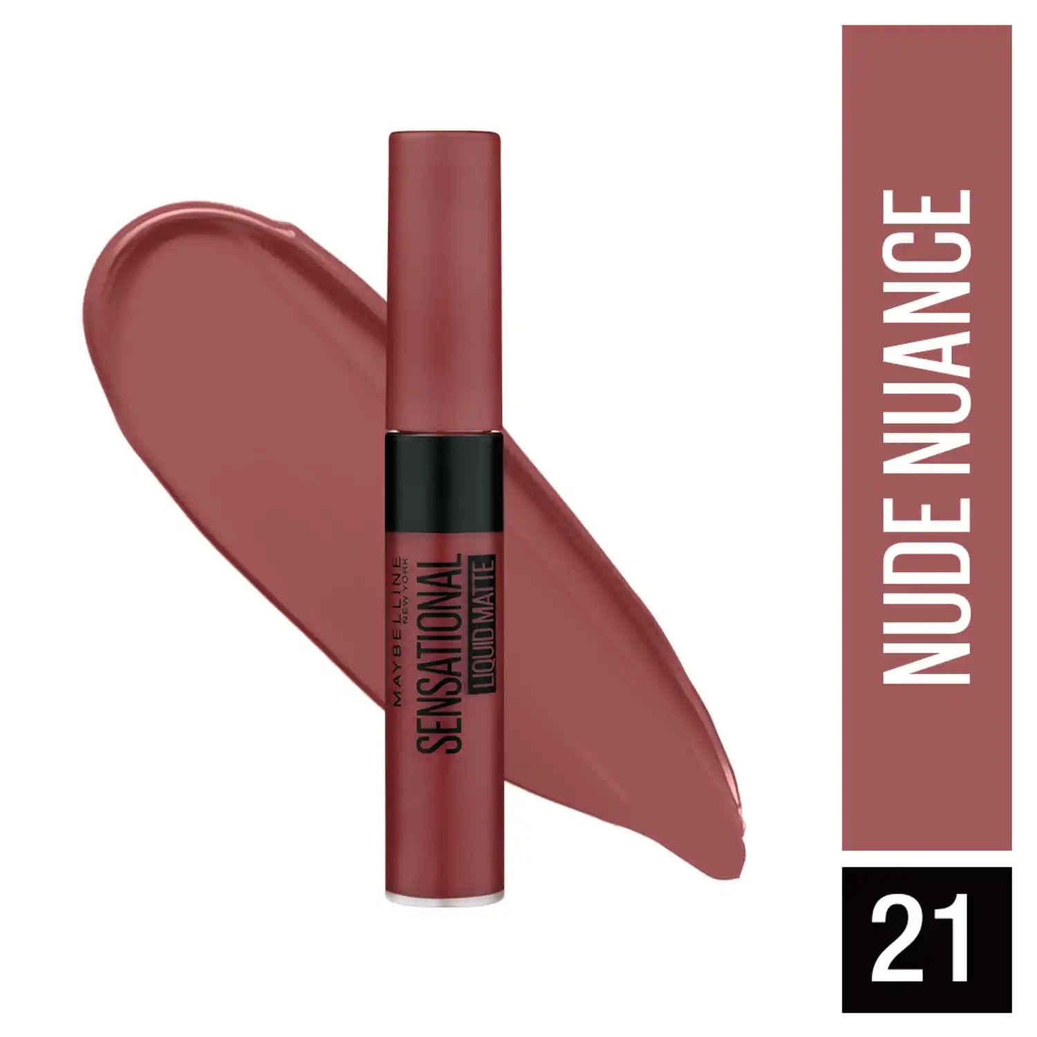 Maybelline - New York Sensational Liquid Matte Lipstick 21 Nude Nuance 7ml
