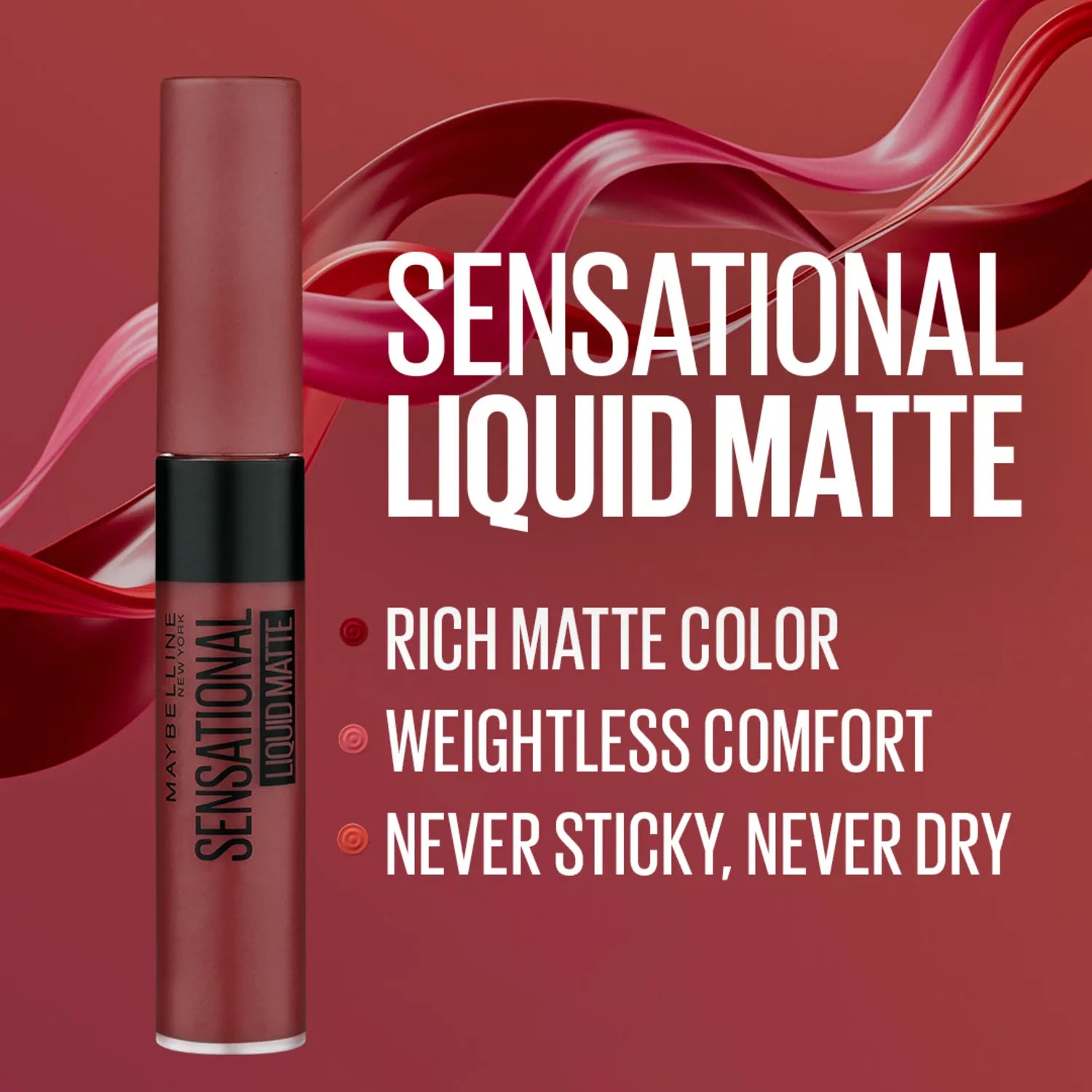 Maybelline - New York Sensational Liquid Matte Lipstick 21 Nude Nuance 7ml