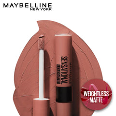 Maybelline - New York Sensational Liquid Matte Lipstick NU02 Strip It Off 7ml