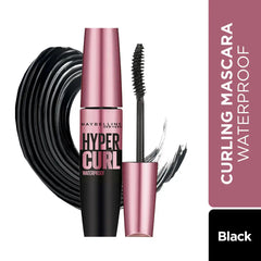 Maybelline - New York Hypercurl Waterproof Mascara, Smudge & Highly Pigmented Black 9.2ml