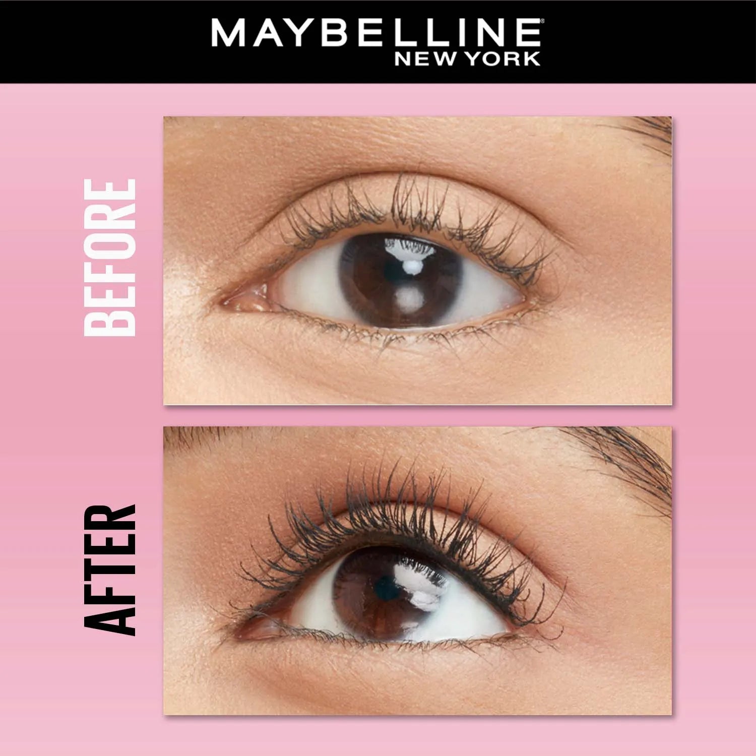 Maybelline - New York Hypercurl Waterproof Mascara, Smudge & Highly Pigmented Black 9.2ml