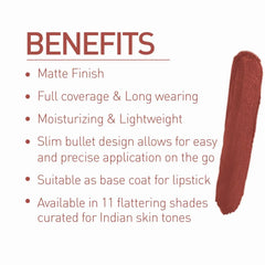 MyGlamm - Perfect Curves Moisturising Matte Lip Crayon 3.7g Shade Biscotti