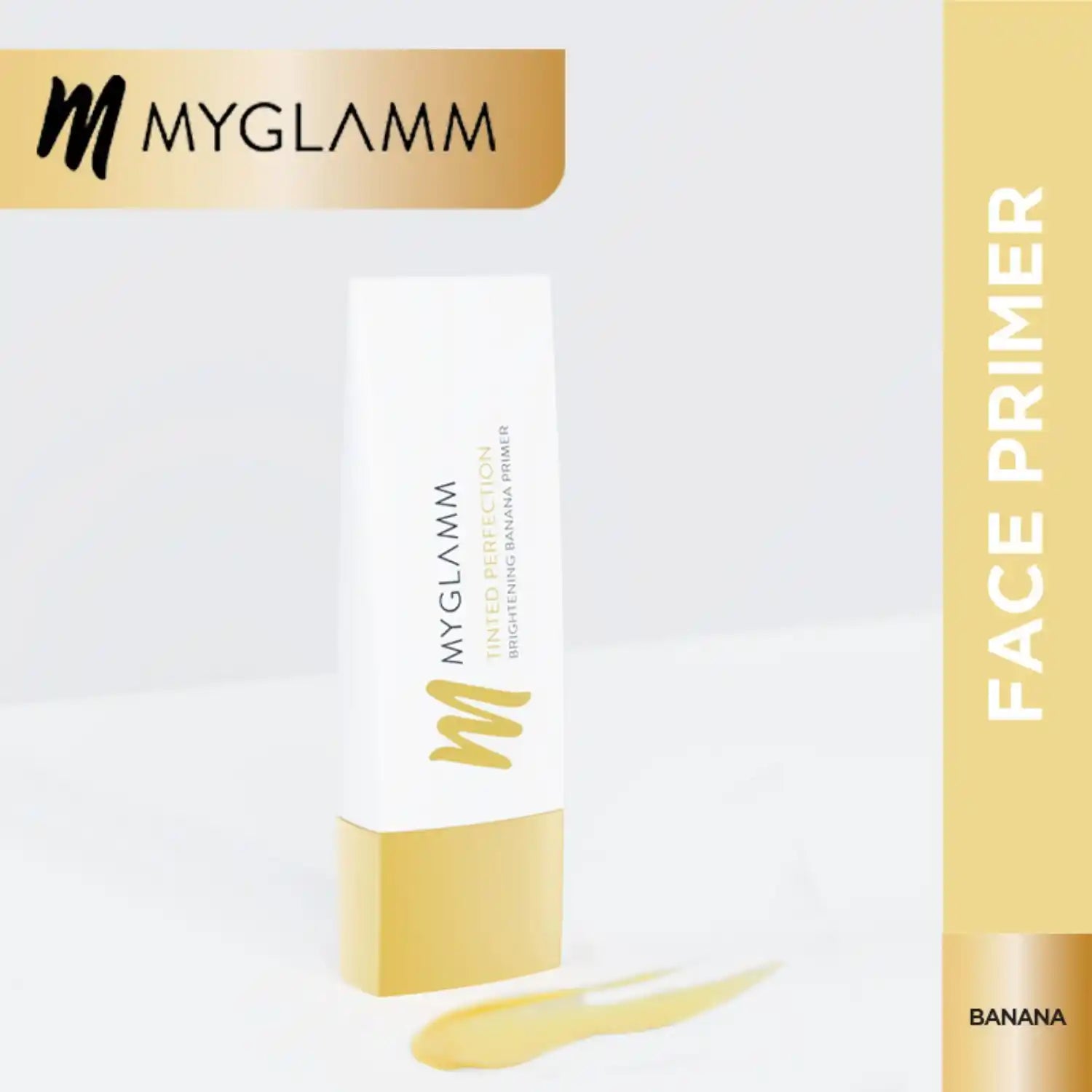 MyGlamm - Tinted Perfection Brightening Banana Primer - Skin Blurring And Brightening Base Primer