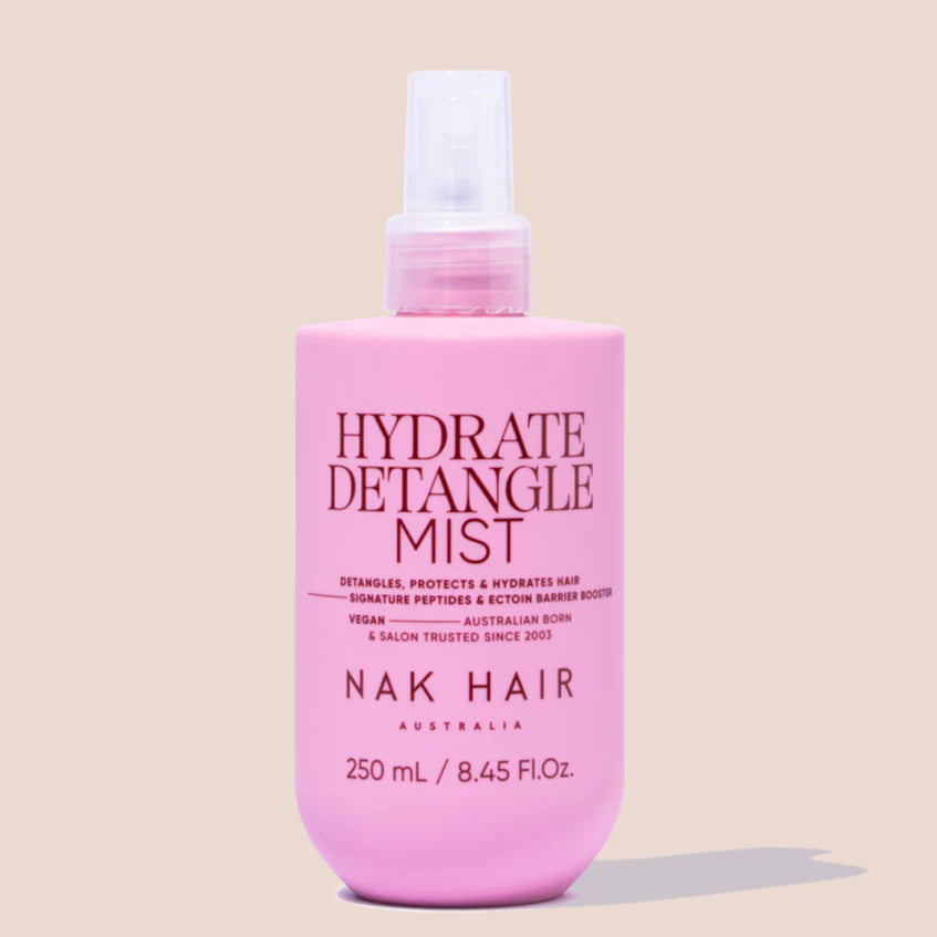 NAK Hydrate Detangle Mist Detangles, Protects & Hydrates Hair 250ml