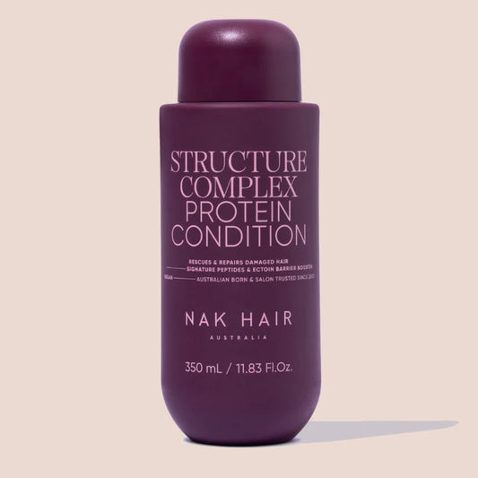 NAK hair conditioner bottle, Structure Complex Protein, purple, 350 mL.