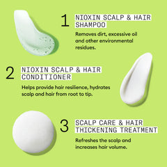 Nioxin System 2 Scalp + Hair Thickening Shampoo For Natural Hair with Progressed Thinning 1 Litre - Kess Hair and Beauty