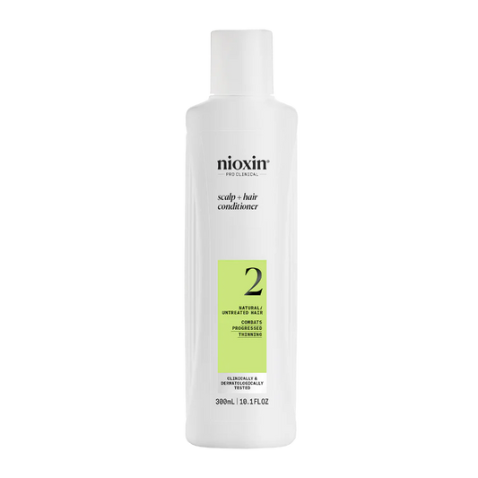 Nioxin System 2 scalp + hair thickening conditioner bottle, 300 ml