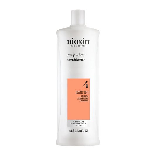 Nioxin System 4 scalp+hair thickening conditioner bottle, 1L