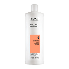 Nioxin System 4 Scalp + Hair Thickening Conditioner for Damaged Hair With Progressed Thinning 1 Litre - Kess Hair and Beauty