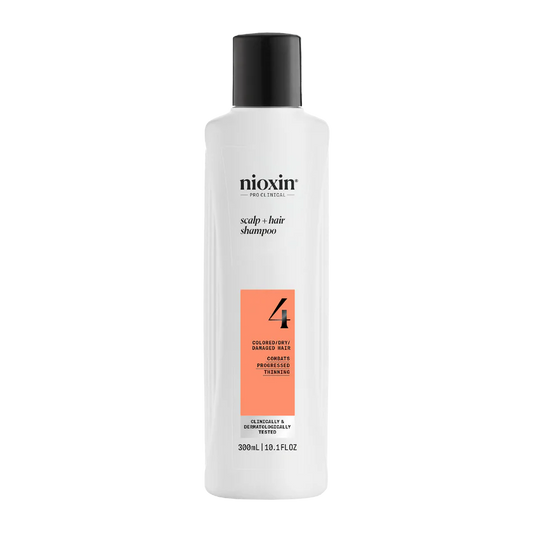 Nioxin System 4 scalp + hair thickening shampoo, 300 ml bottle
