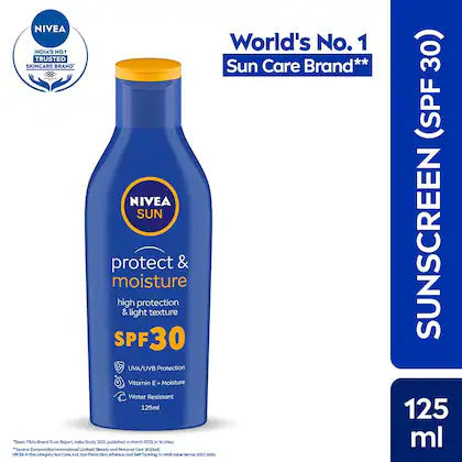 Nivea Sun Protect & Moisture SPF30 Lotion 125ml