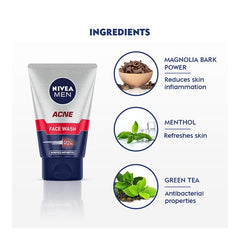 NIVEA Men Acne Control Face Wash 50g