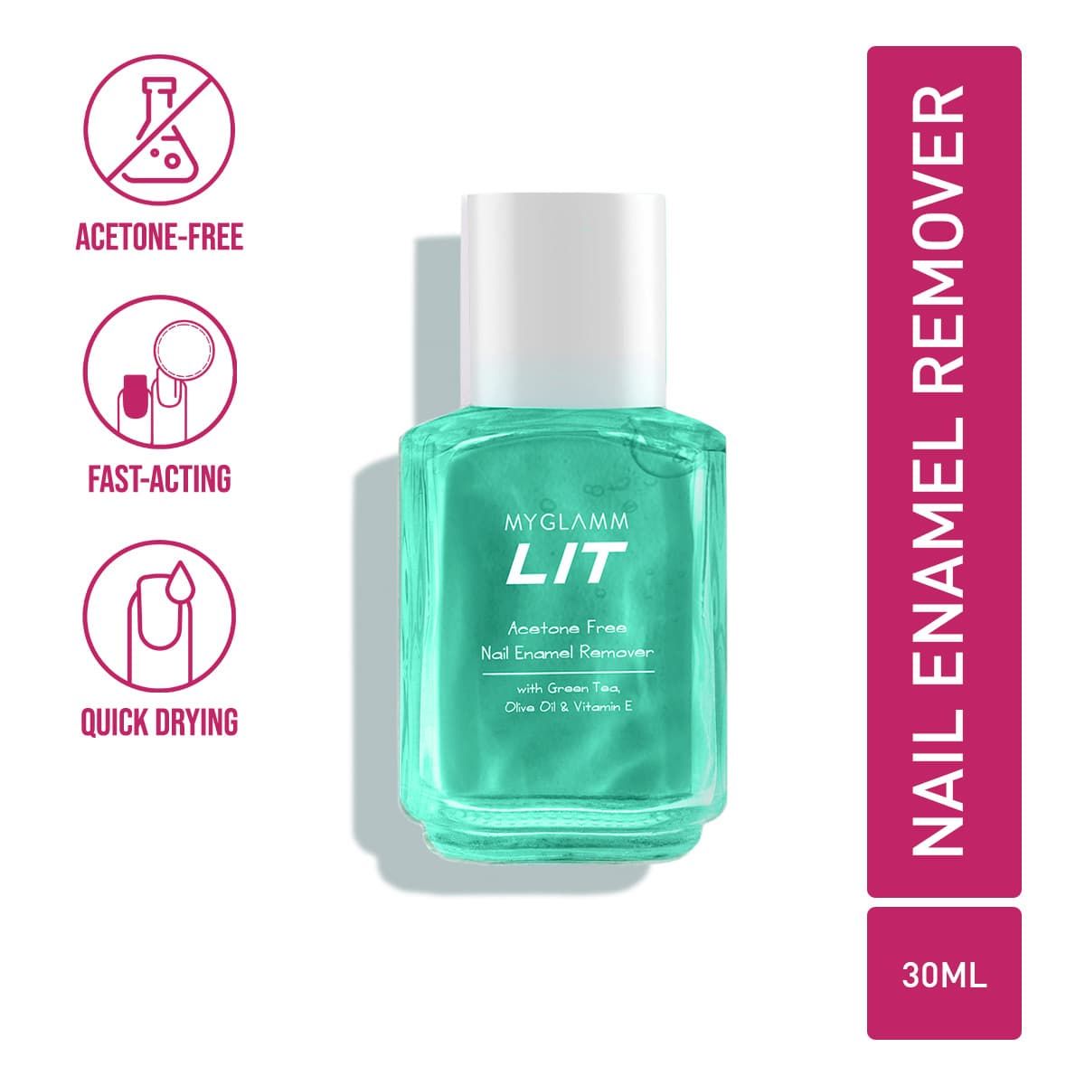 MyGlamm - LIT Nail Enamel Remover 30ml
