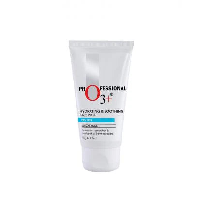 O3+ Hydrating & Smoothing Face Wash for Dry Skin – 50ml