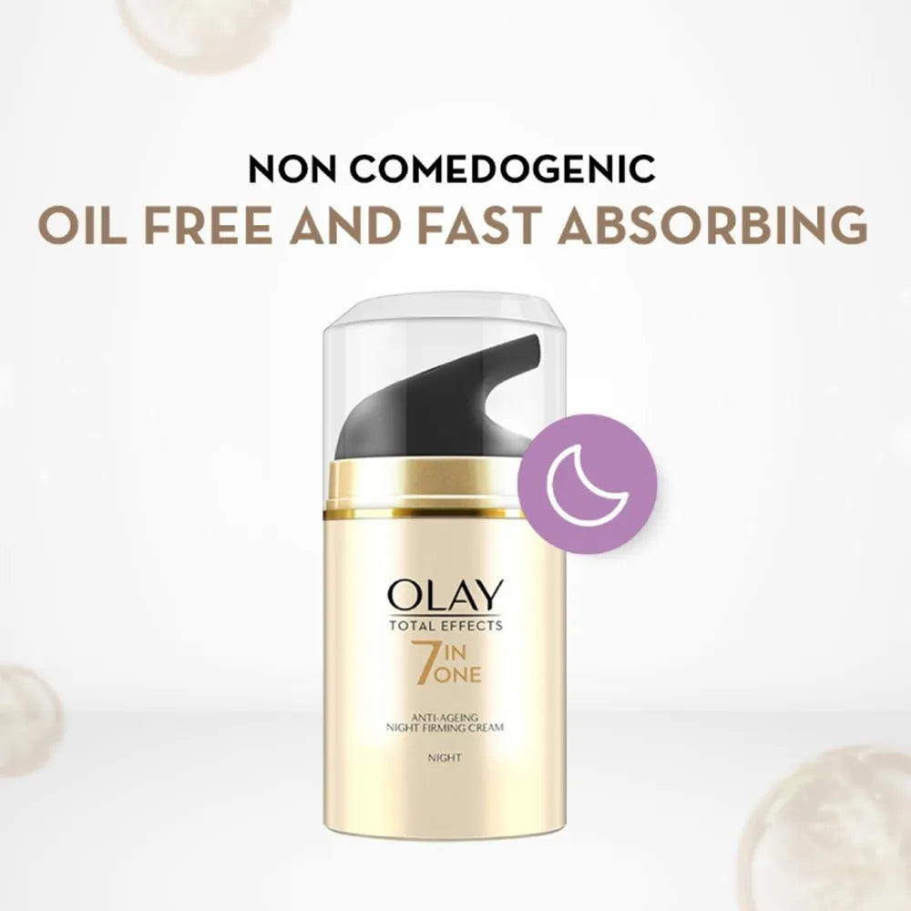 Olay Total Effects Day Cream + Olay Total Effects Night Cream - Slay All Day Pack (50 gm + 50 gm)