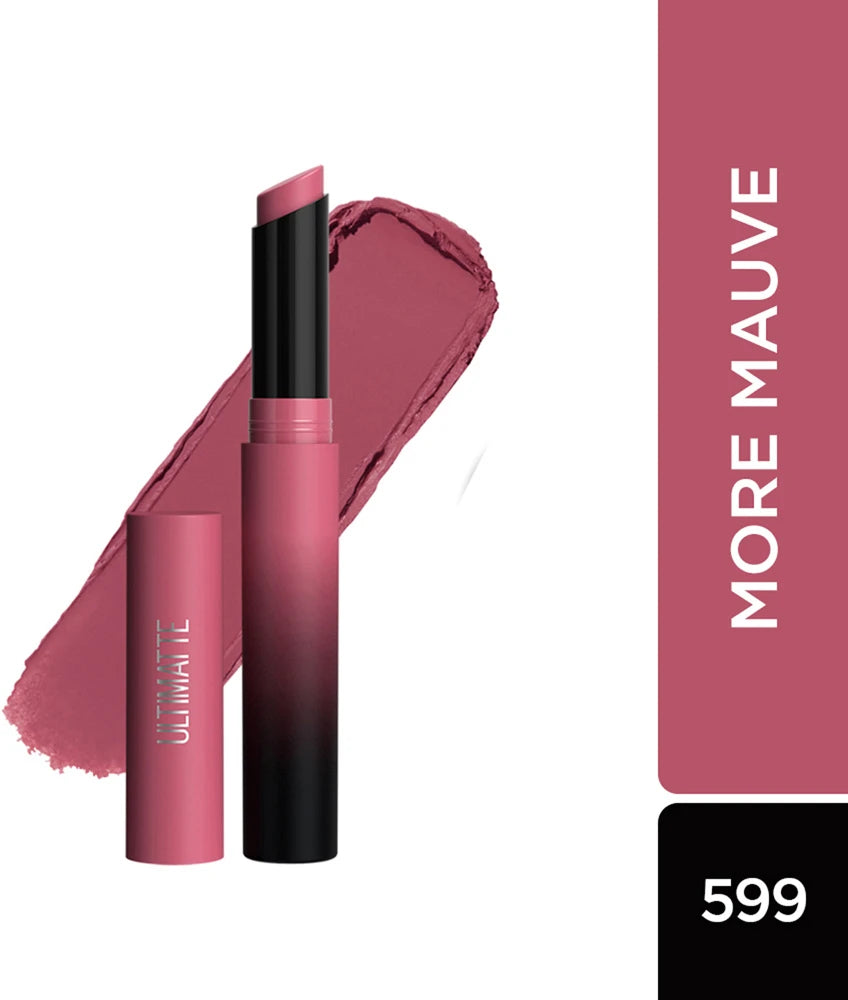 Maybelline - New York Color Sensational Ultimattes Lipstick, Matte Finish - More Mauve 1.7 g