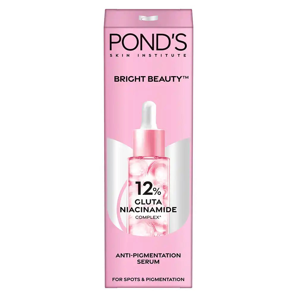 Pond's Bright Beauty Spot-Less Glow Serum Infused With Hyaluronic Acid Vitamin B3, Gluta-Boost-C 28ml
