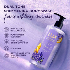 Lux - Essence of Himalayas Lavender & Vitamin C Illuminating Shimmer Body Wash 400ml