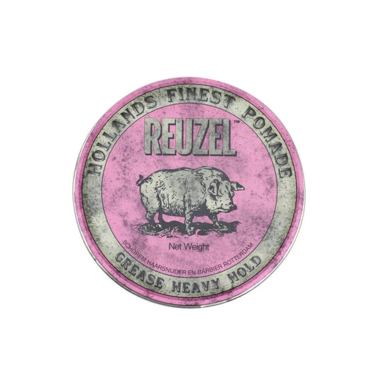 Reuzel Pink Pomade Heavy Hold Grease 340g - Kess Hair and Beauty