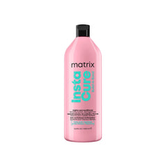 Matrix Instacure Build-A-Bond conditioner bottle, pink, black cap, 1000ml