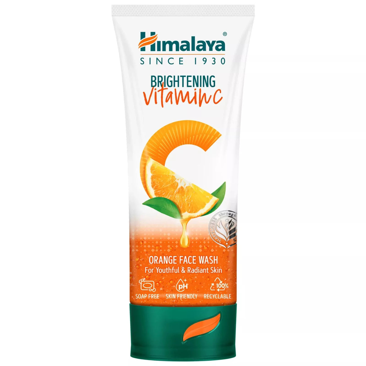 Himalaya Brightening Vitamin C Orange Face Wash for Youthful & Radiant Skin - 100 ml