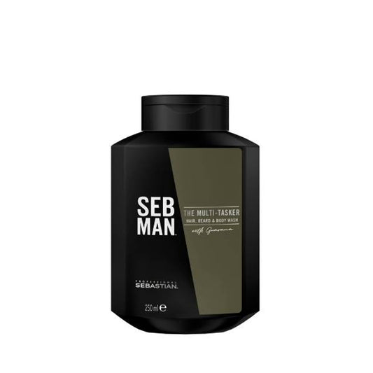 Seb Man The Multi-Tasker Hair, Beard & Body Wash 250ml - Kess Hair and Beauty