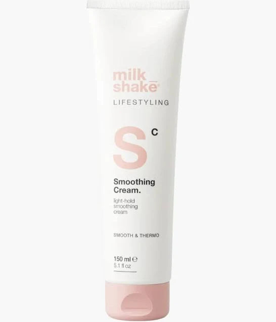 Milk Shake smoothing cream tube, 150 ml, pale pink cap and label