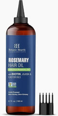 Botanic Hearth Rosemary Hair Oil with Biotin, Jojoba & Castor Oils – 198ml