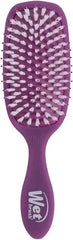 Purple Wet Brush detangling paddle hair brush with soft bristle cushion