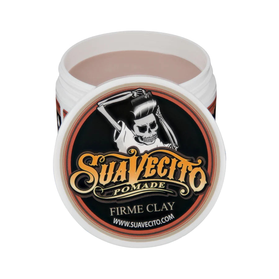 Suavecito Firme Clay Pomade | Strong Hold Low Shine - Kess Hair and Beauty