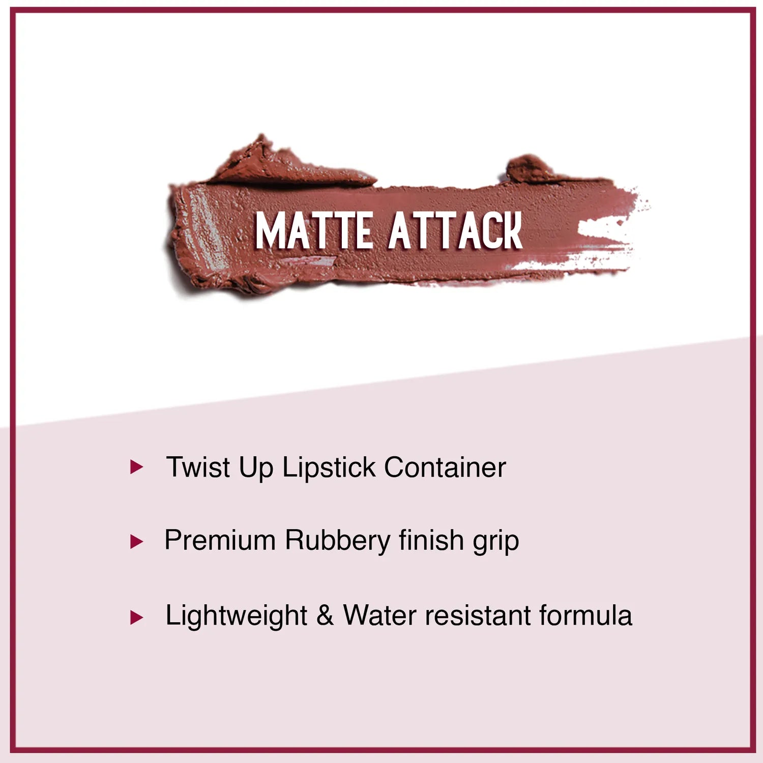 Sugar - Matte Attack Transferproof Lipstick Color: 09 The Peach Boys (Midtoned Peach)