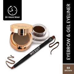 Swiss Beauty - Eyebrow & Gel Eyeliner Brown Shade No. 2