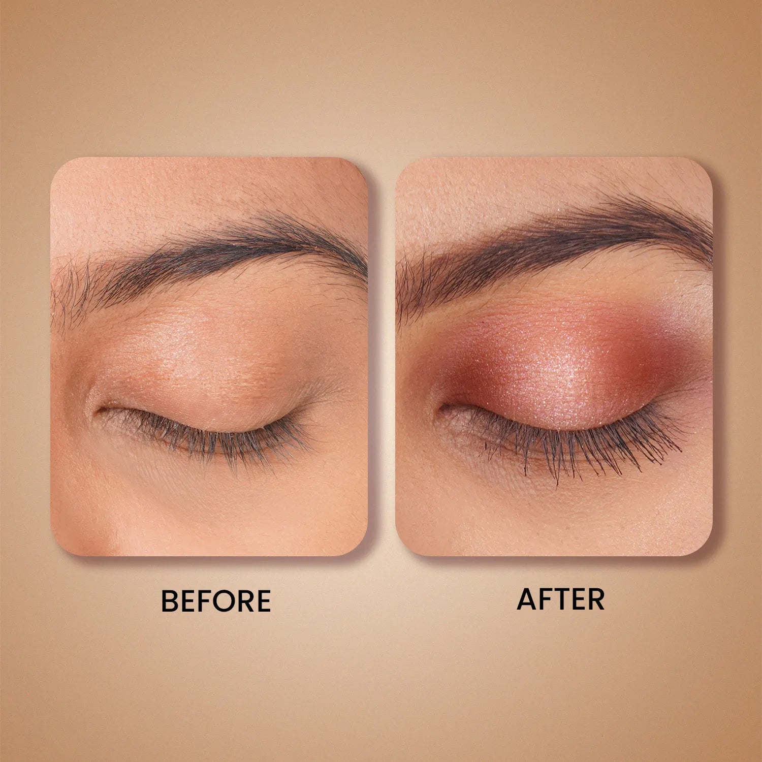 Swiss Beauty Chrome & Matte Twin Eyeshadow  Shade No. 03 Cinnamon Crush