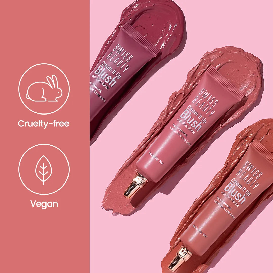 Swiss Beauty - Cream It Up Blush Copper Cheeks Shade No. 4