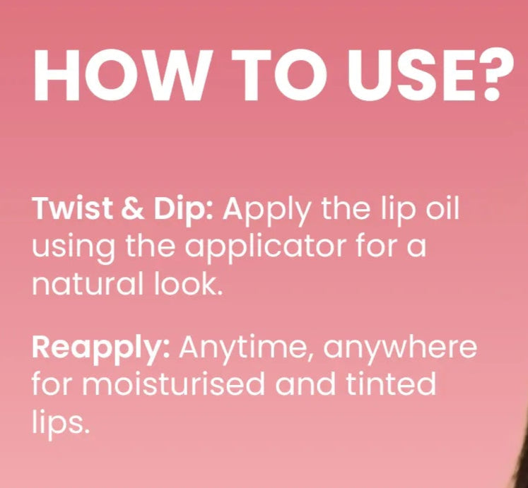Swiss Beauty Dip Tint Lip Oil Shade No. 04 Kiwi