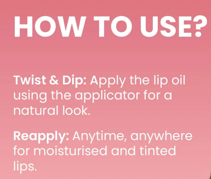 Swiss Beauty Dip Tint Lip Oil Shade No. 02 Dragon Fruit