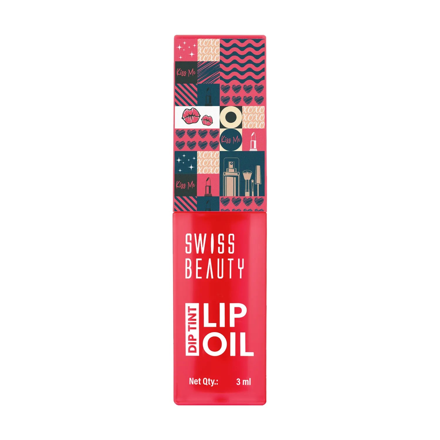 Swiss Beauty Dip Tint Lip Oil Shade No. 02 Dragon Fruit