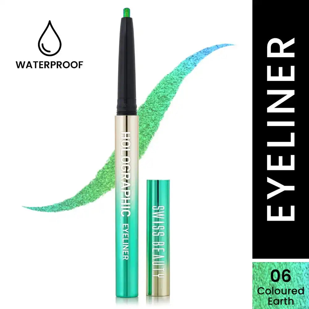 Swiss Beauty Holographic Eyeliner Coloured Earth