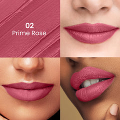 Swiss Beauty - Satin Comfort Lipstick Shade No. 02 Prime Rose
