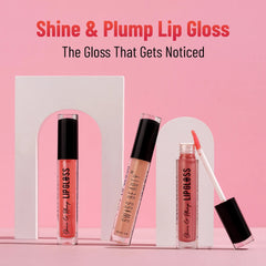 Swiss Beauty - Shine & Plump Lip Gloss 4ml Shade No.04 Pretty Pink