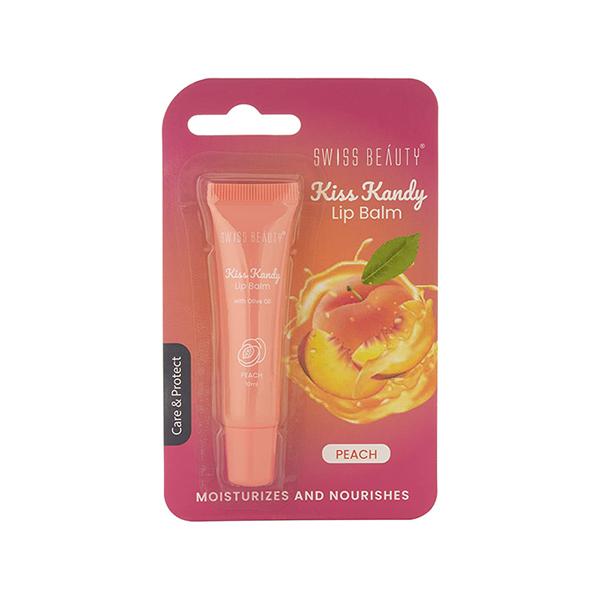 Swiss Beauty Kiss Kandy Lip Balm Shade 01 Peach