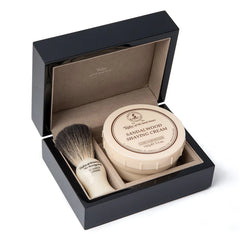 Taylor of Old Bond Street - Sandalwood Brush and Cream Gift Set in Laquered Wooden Box