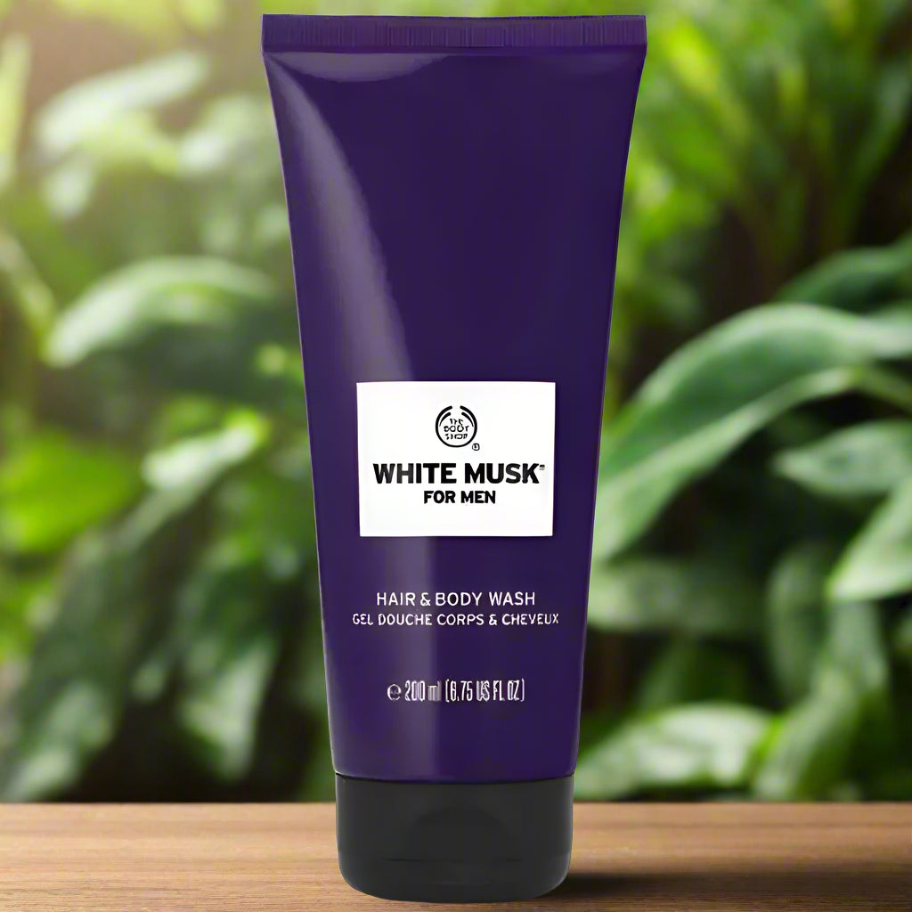 The Body Shop - Men White Musk Sustainable Hair & Body Wash 200ml